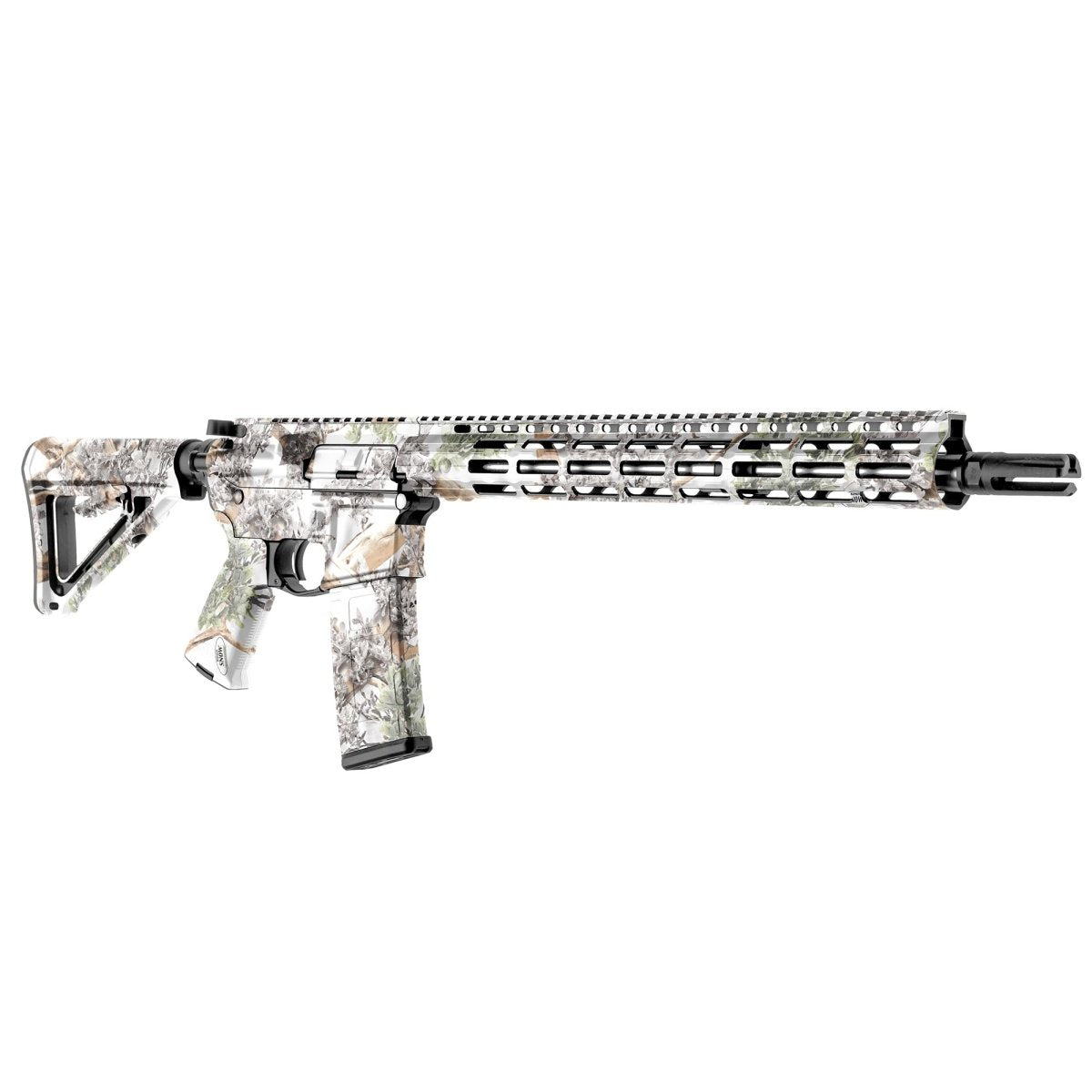 King's Camo Snow Shadow AR-15 Gun Skins