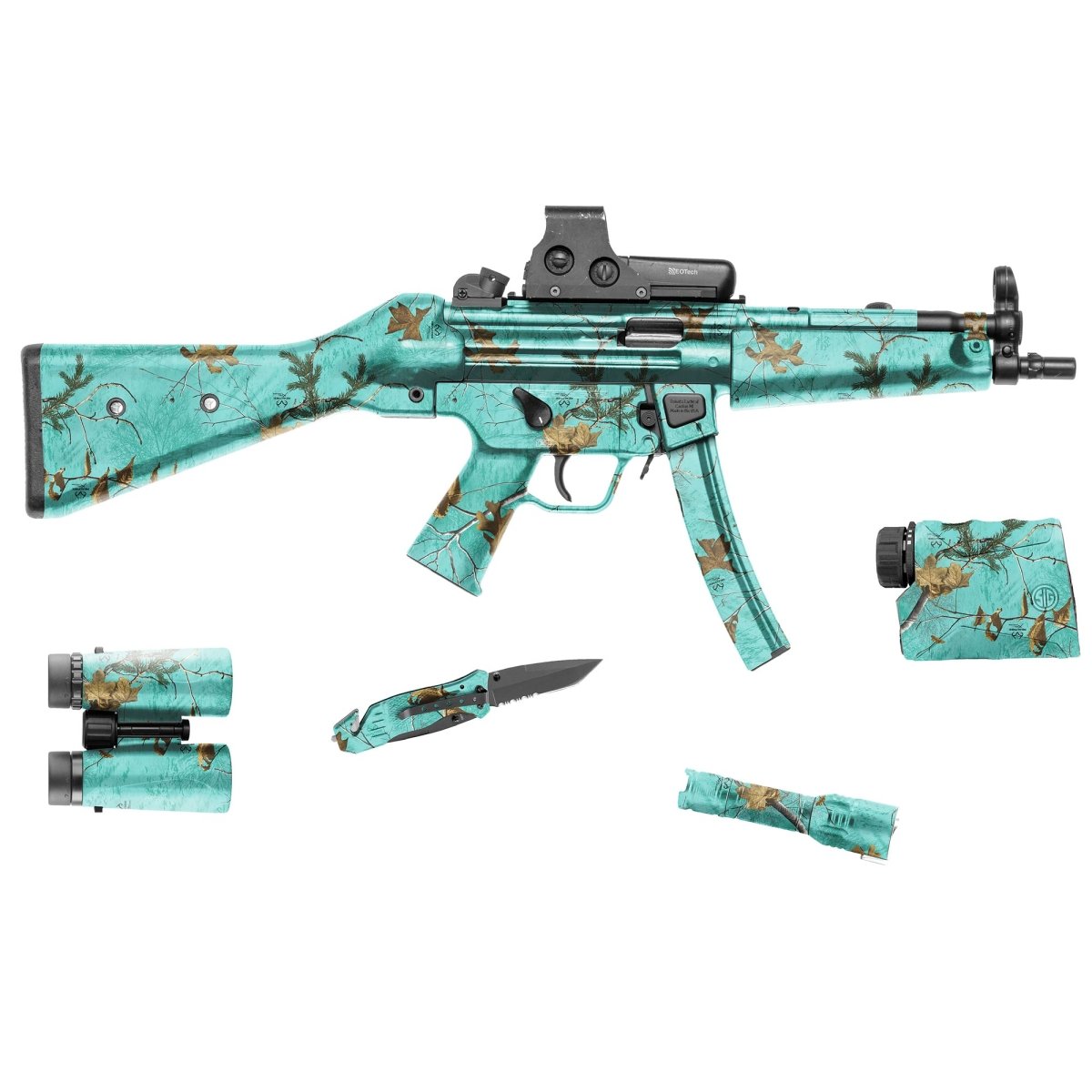 Realtree Sea Glass Gear Skin Large Gun Skins
