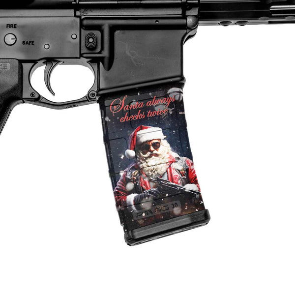 AR-15 Mag Skin (Bad Santa) - GunSkins