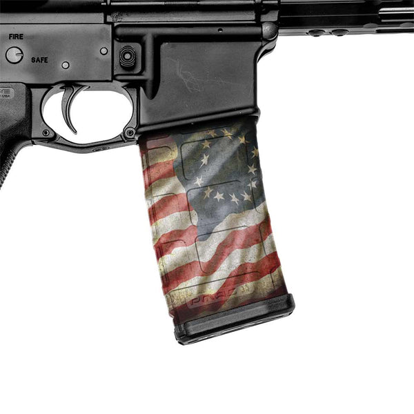 AR-15 Mag Skin (Betsy Ross Flag) - GunSkins