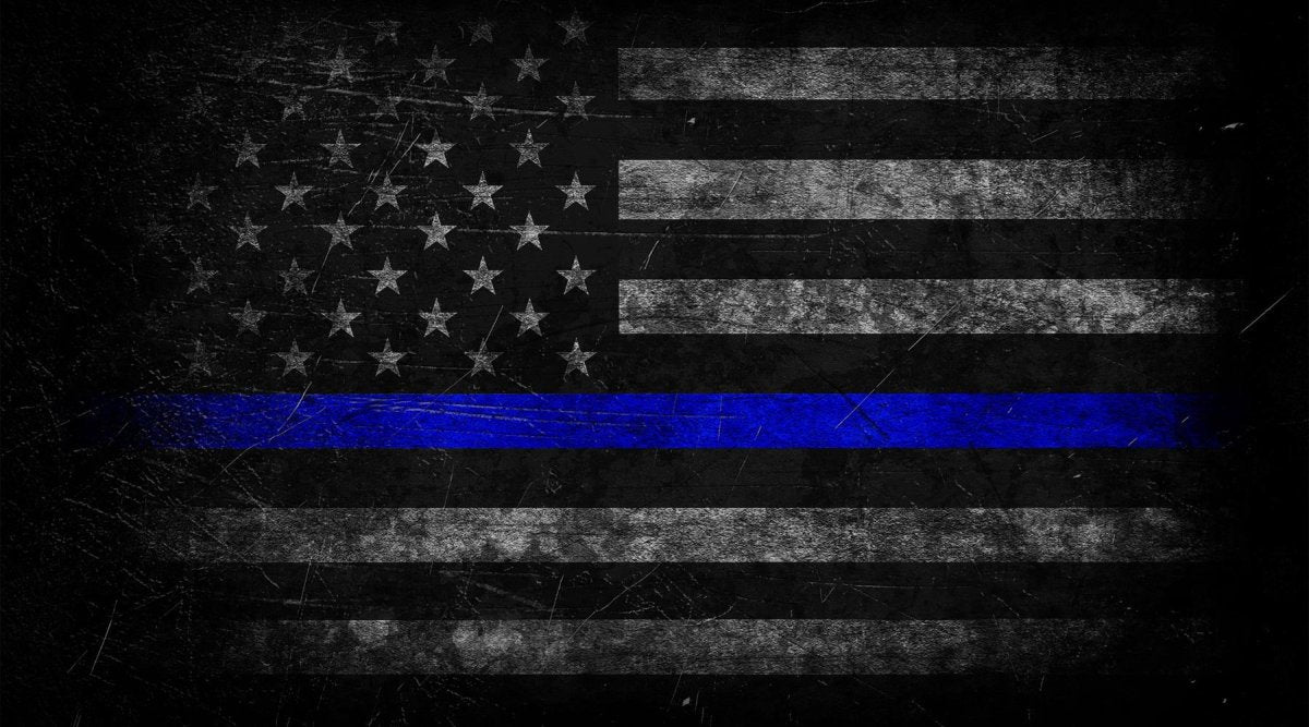 Thin Blue Line Gun Wrap Pattern | GunSkins