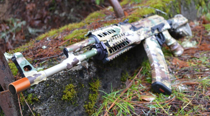 GunSkins DIY Camouflage Vinyl Wraps are Perfect for Airsoft - GunSkins