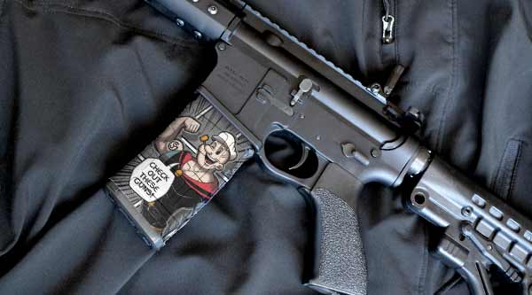 AR-15 Mag Well Gun Skins