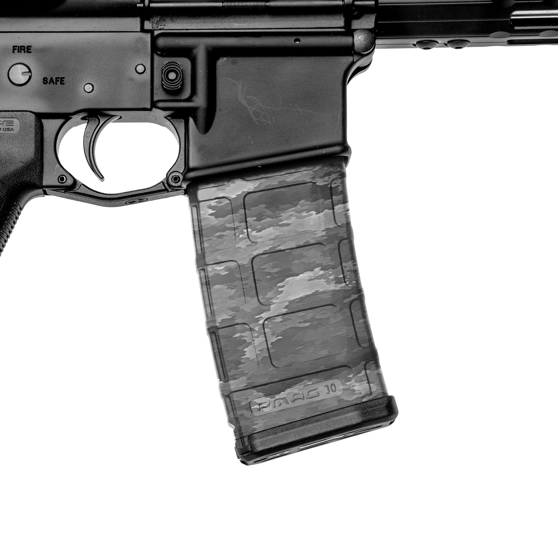 AR-15 A-TACS Ghost Mag Skin