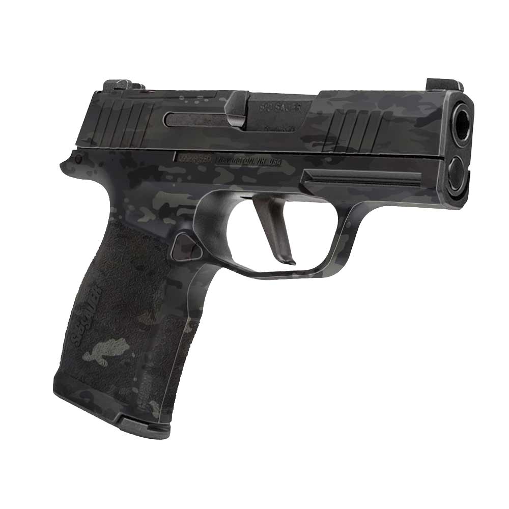 Military OCP Black P365 Gun Skins