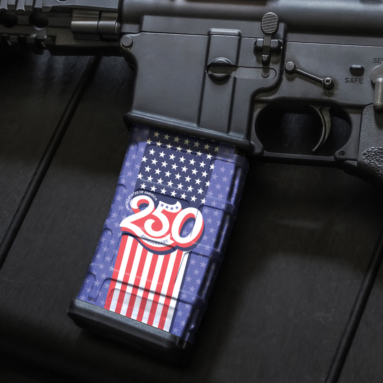 America 250 Mag Skin