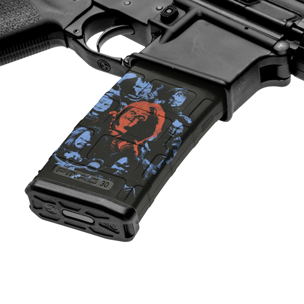 AR-15 Mag Skin (Chucky Doll Character)