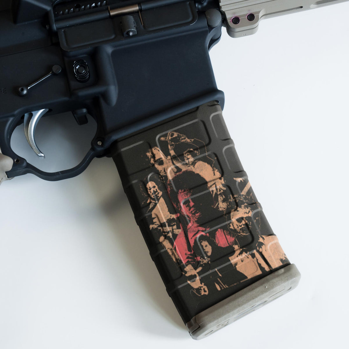 AR-15 Mag Skin (Leatherface Character)