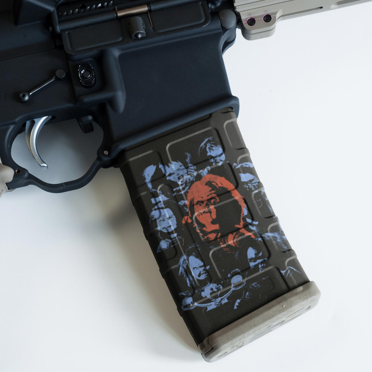 AR-15 Mag Skin (Chucky Doll Character)