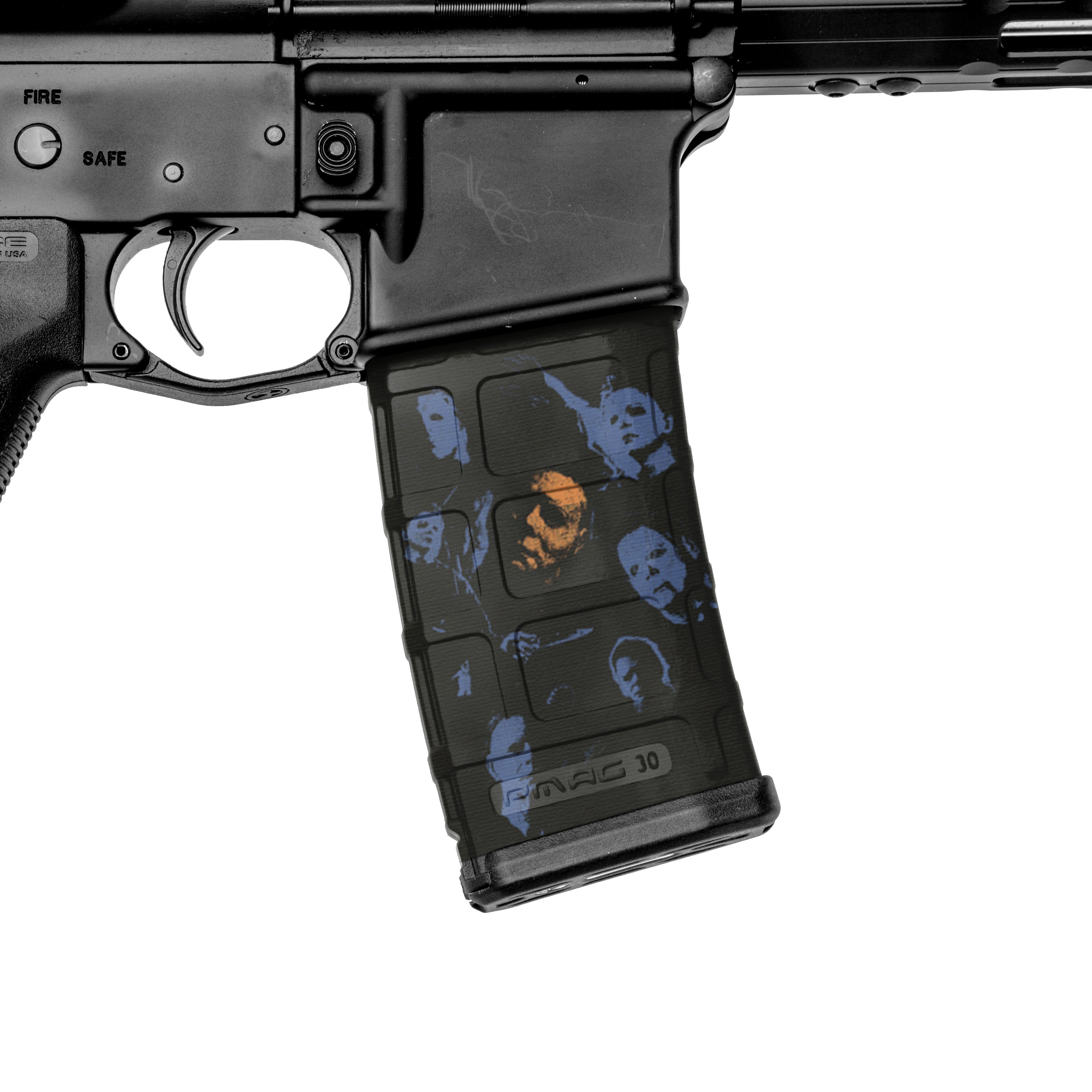 AR-15 Mag Skin (Michael Myers Character)