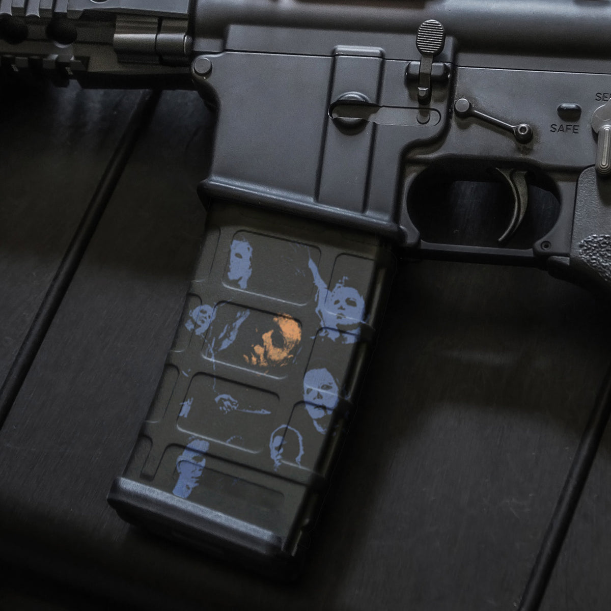 AR-15 Mag Skin (Michael Myers Character)