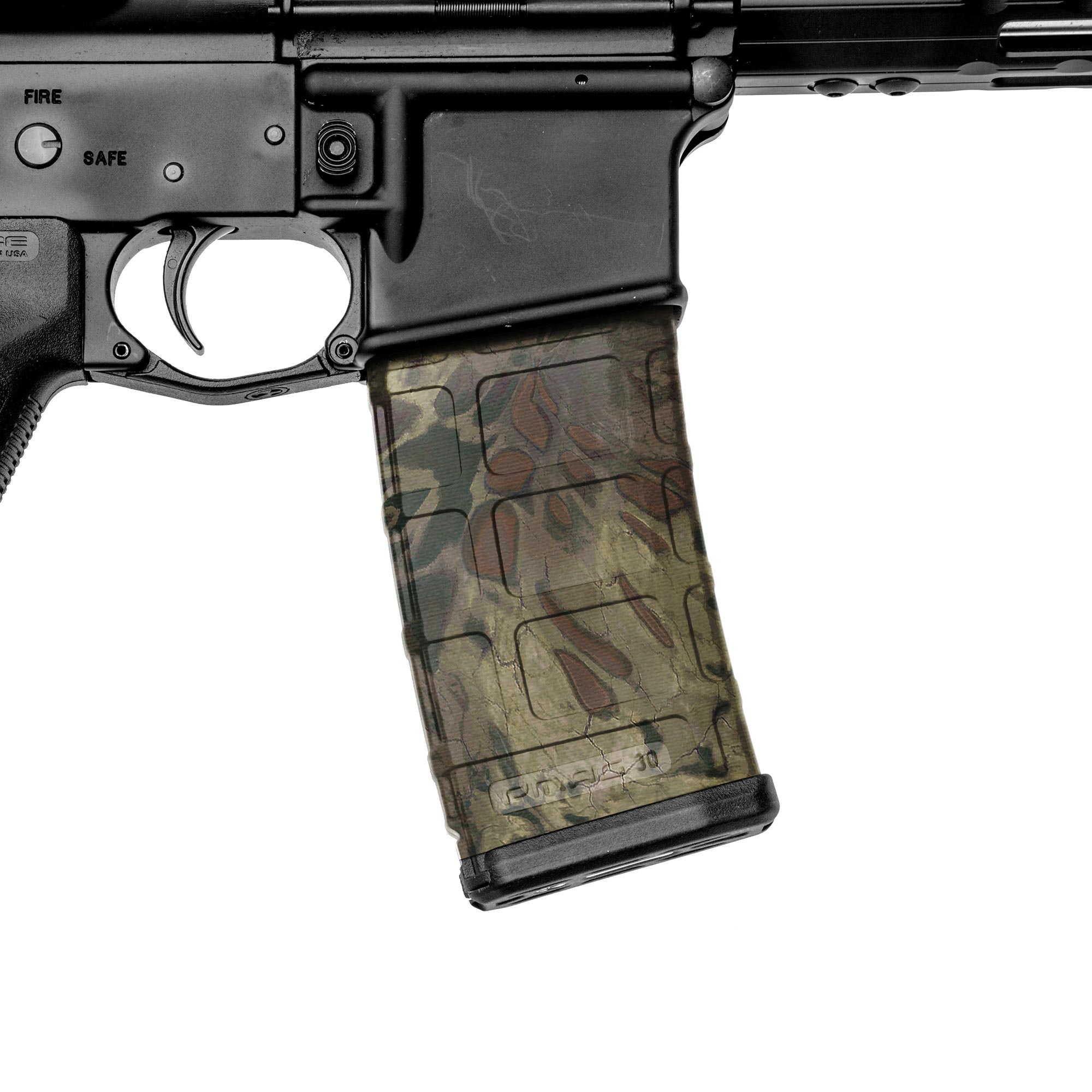 AR-15 Prym1 Woodsland Mag Skin