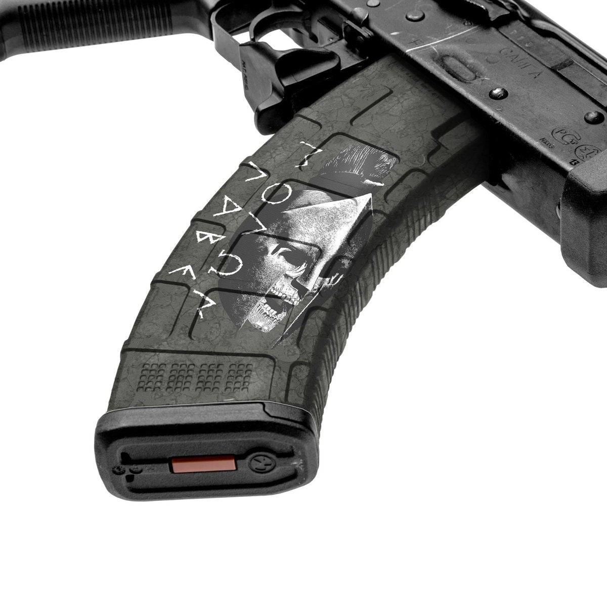 Molon Labe Black AK-47 Mag Gun Skins
