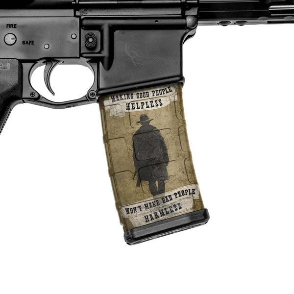 AR - 15 Mag Skin (Helpless Not Harmless) - GunSkins