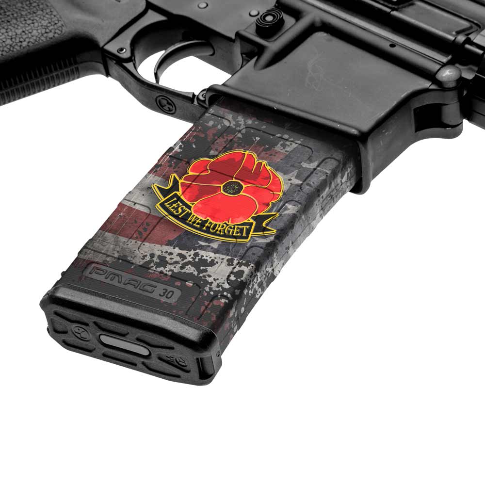 AR - 15 Mag Skin (Lest We Forget) - GunSkins