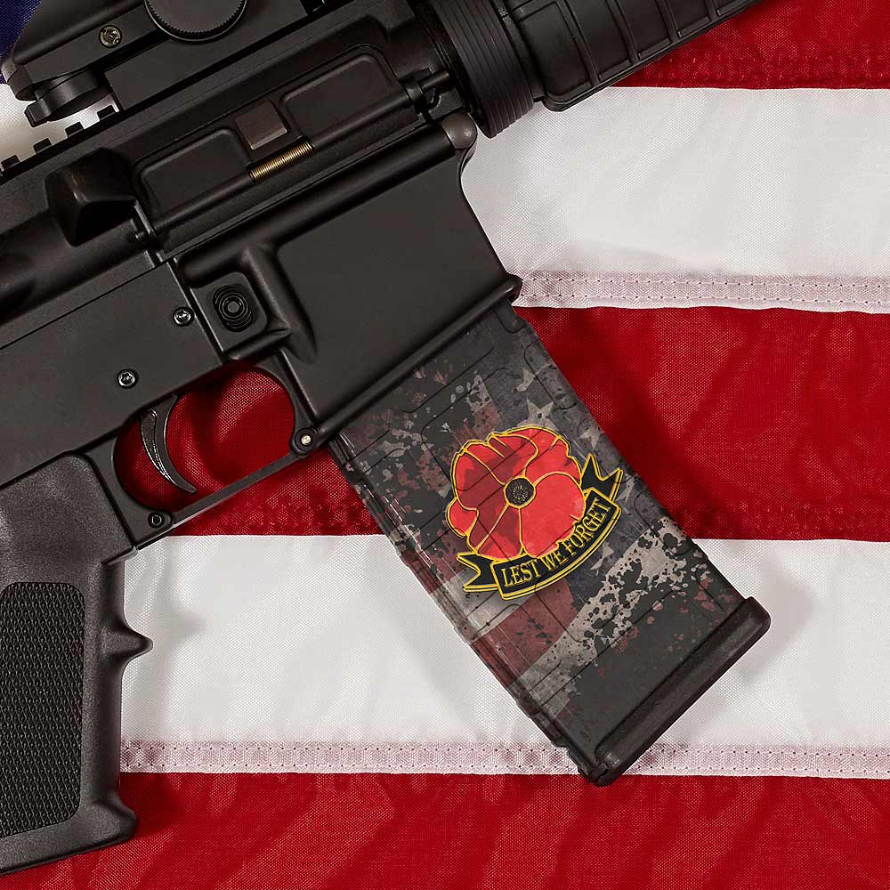 AR - 15 Mag Skin (Lest We Forget) - GunSkins