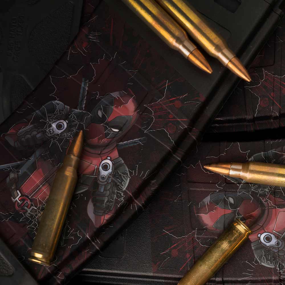 AR - 15 Mag Skin (Merc With a Mouth) - GunSkins