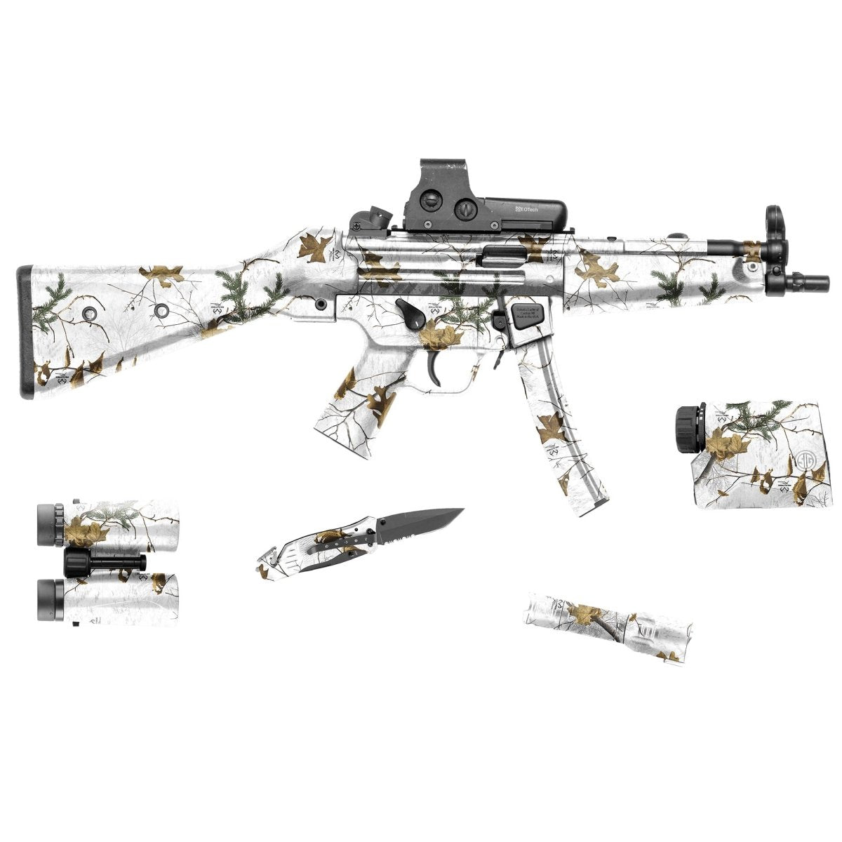Realtree Xtra Snow Gear Skin Large Gun Skins