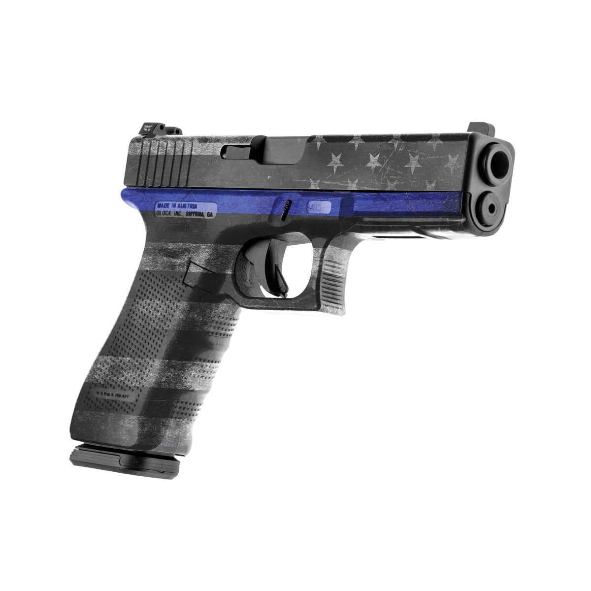 Thin Blue Line Glock Gun Skins