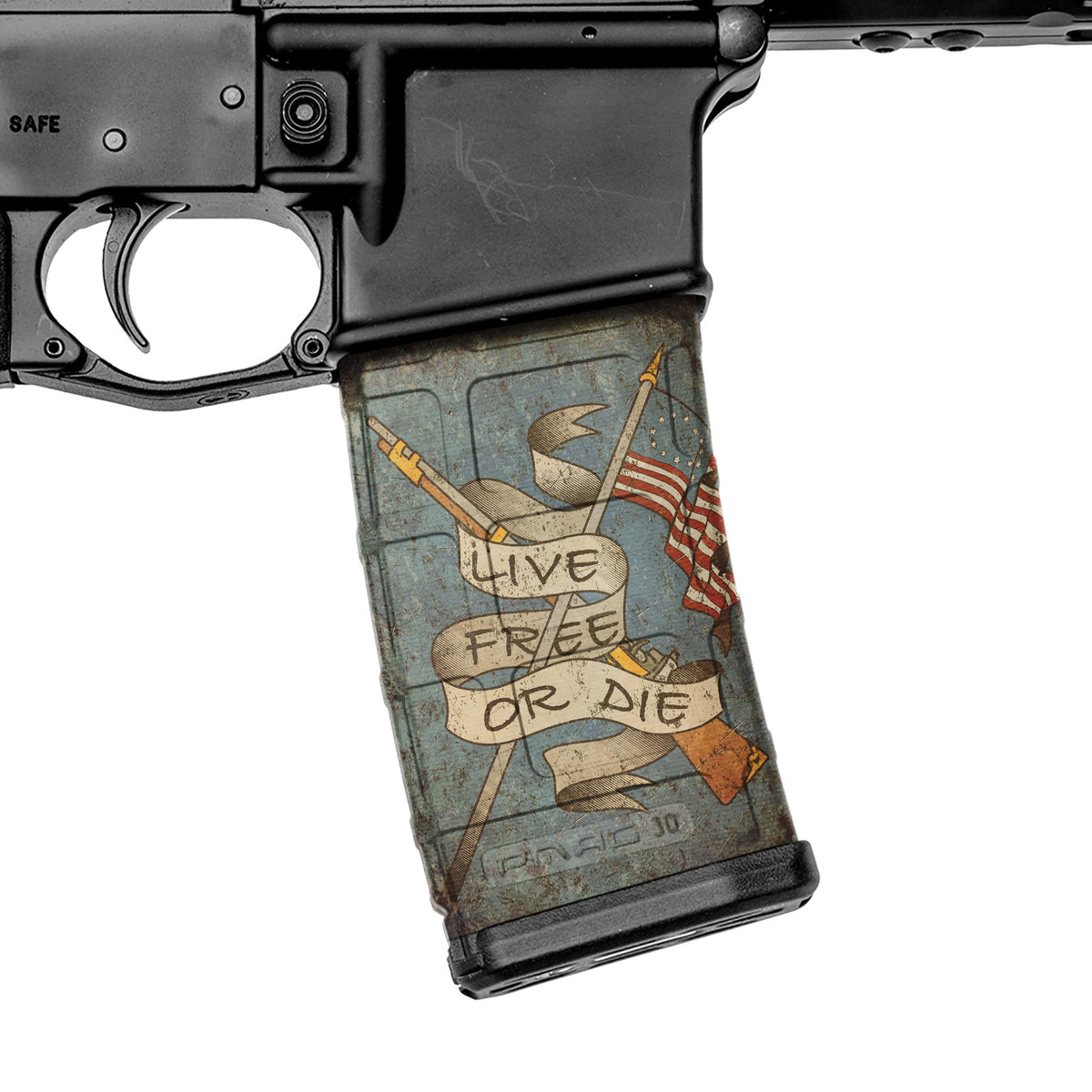 AR-15 Mag Skin (Live Free or Die)