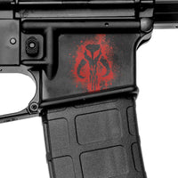 Skull AR-15 Mag Well Camo Gun Skins
