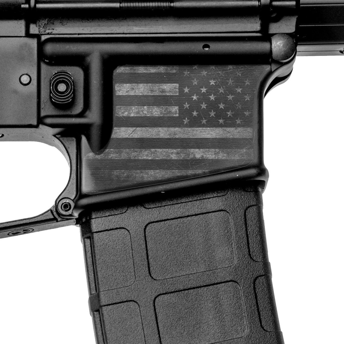 Patriotic AR-15 Mag Well Camo Gun Skins