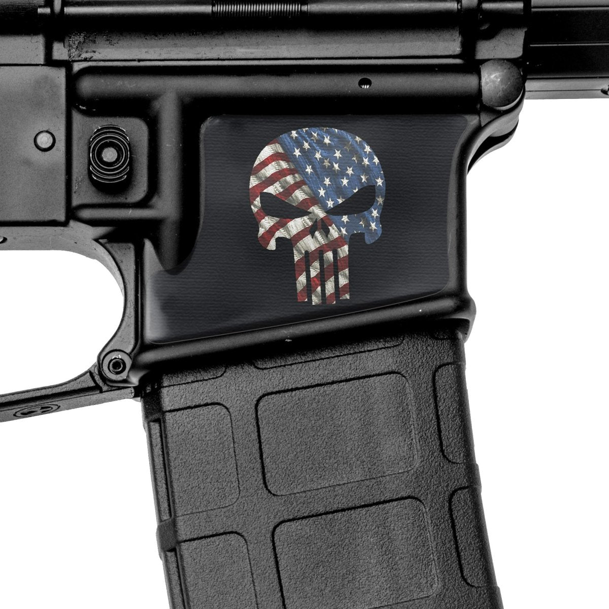 Skull America AR-15 Mag Well Gun Skins