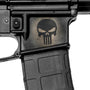Skull Black AR-15 Mag Well Gun Skins