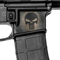 Skull AR-15 Mag Well Camo Gun Skins