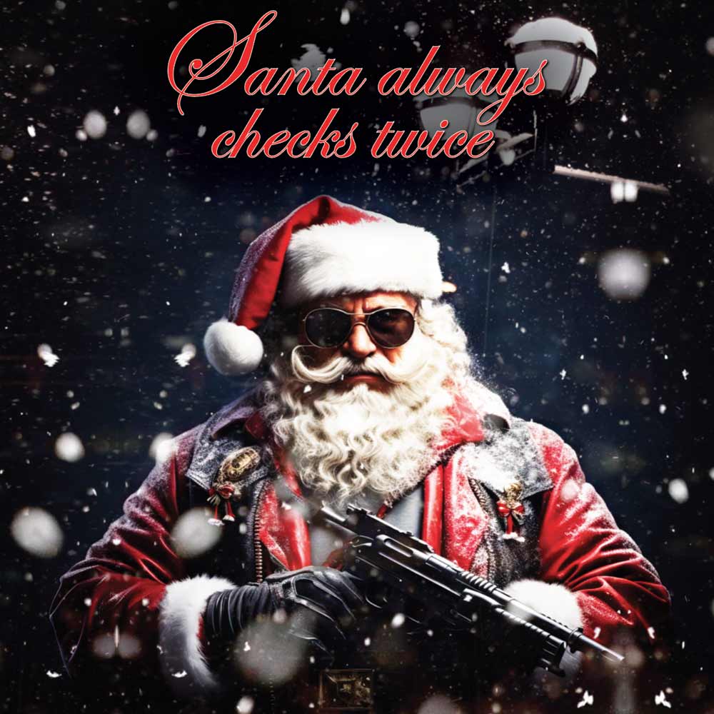 AR-15 Mag Skin (Bad Santa) - GunSkins