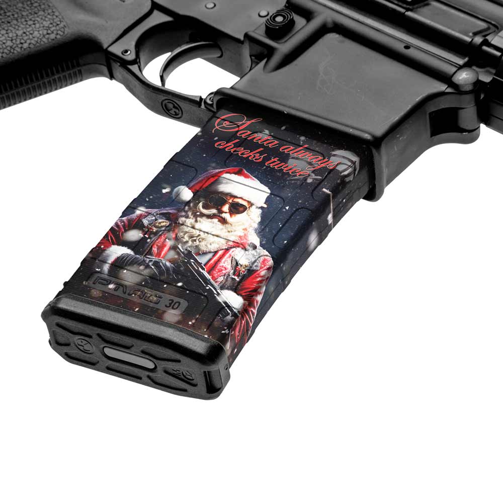 AR-15 Mag Skin (Bad Santa) - GunSkins