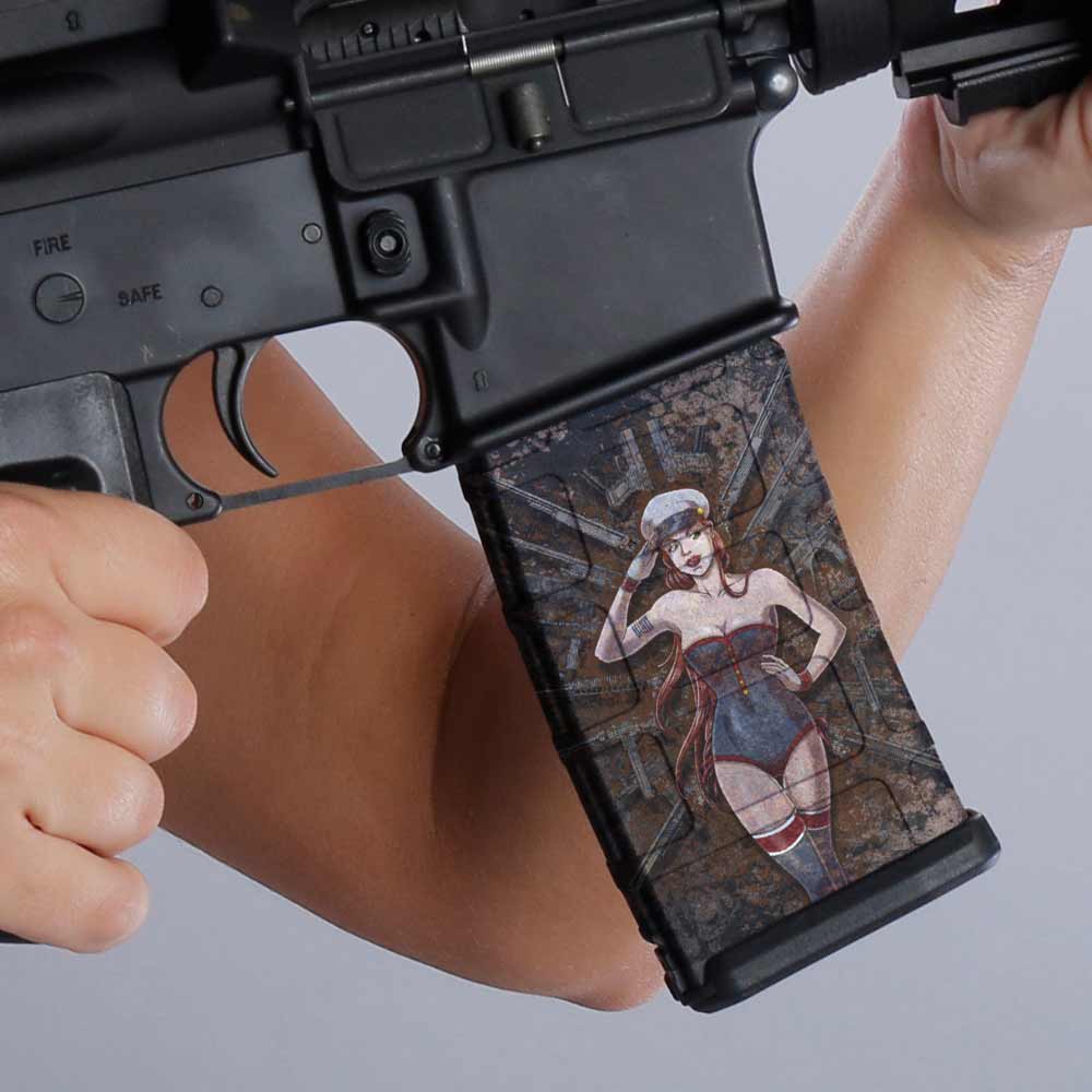 AR-15 Mag Skin (Go Get 'Em Boys) - GunSkins