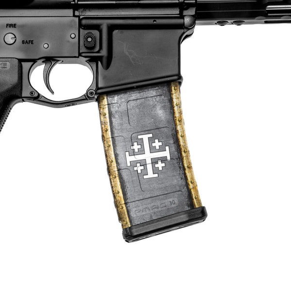 AR-15 Mag Skin (GS Crusader's Cross) - GunSkins