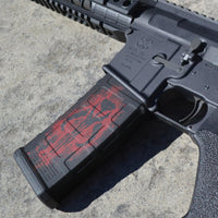 AR-15 Mag Skin (GS Mercenary Skull) - GunSkins