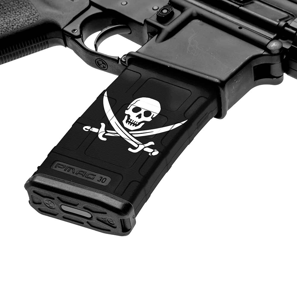 AR-15 Mag Skin (Jolly Roger) - GunSkins