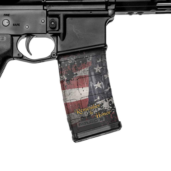AR-15 Mag Skin (Remember and Honor) - GunSkins