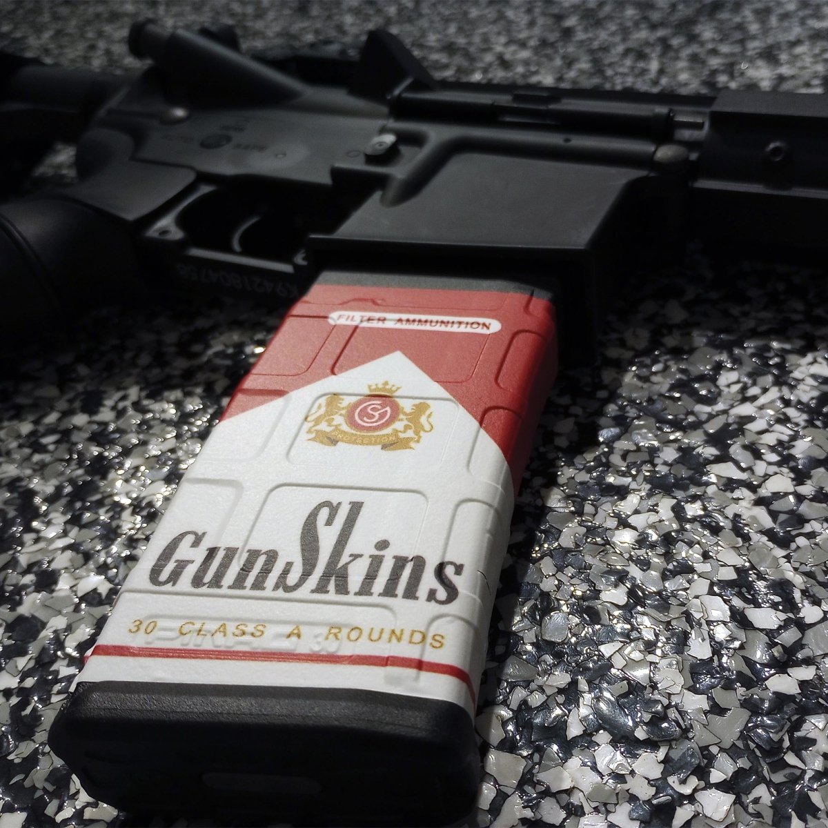 AR-15 Mag Skin (Cigarette Pack) AR-15 Mag Skin (Cigarette Pack)