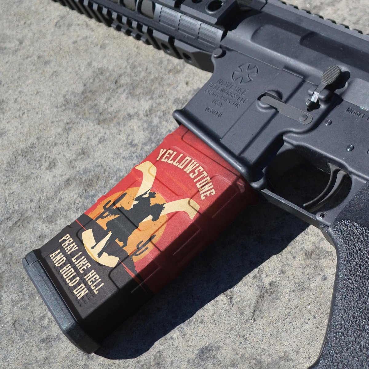 AR-15 Mag Skins - 3 Pack (Yellowstone) - GunSkins