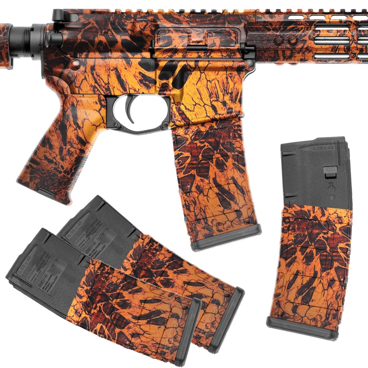 AR-15 Rifle + Mag Skins Bundle - GunSkins