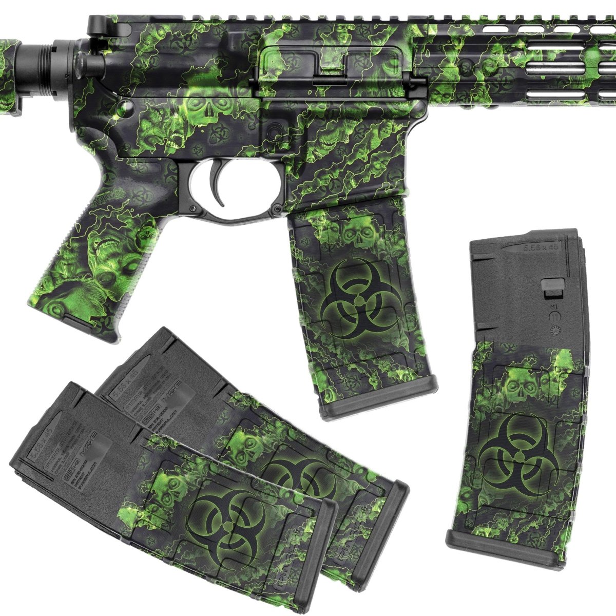 AR-15 Rifle + Mag Skins Bundle - GunSkins