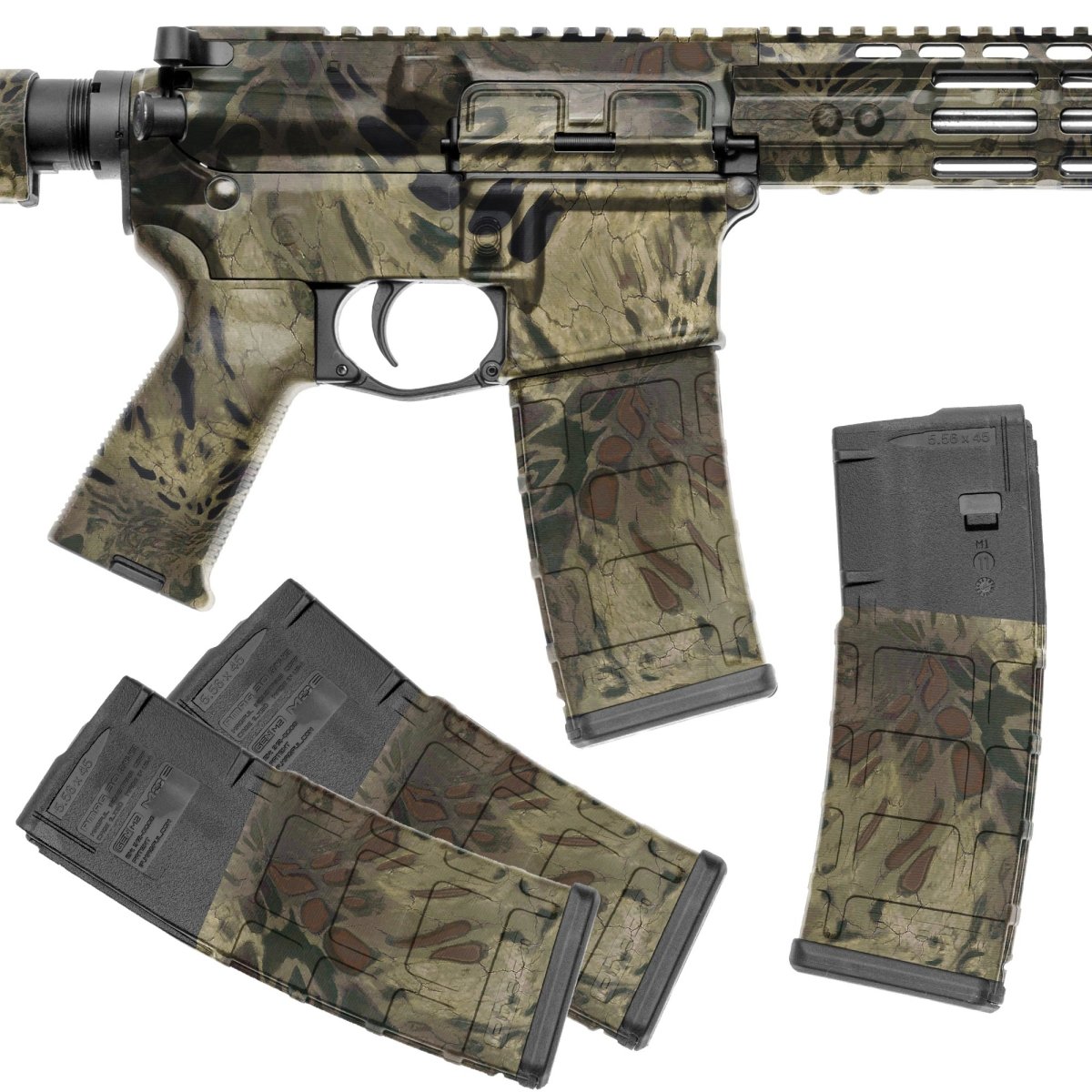 AR-15 Rifle + Mag Skins Bundle - GunSkins