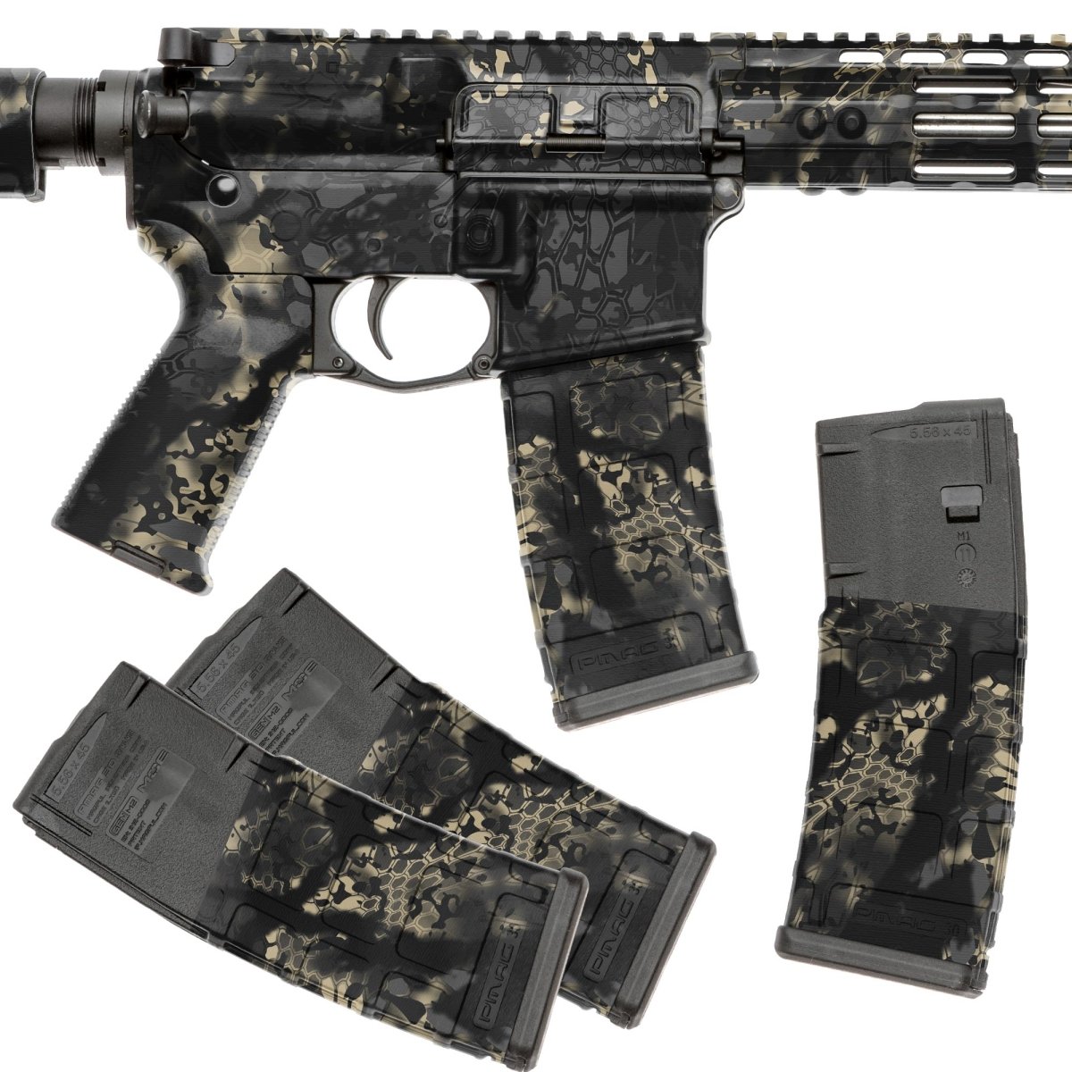 AR-15 Rifle + Mag Skins Bundle - GunSkins