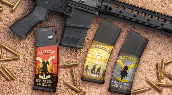 AR-15 Mag Skins - 3 Pack (Yellowstone)